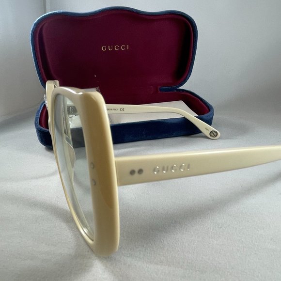Gucci Eyewear - GG0472S Withe/Green Shaded (005 QW) Sunglasses